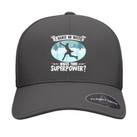 Figure Skater I Dance On Water Superpower Ice Skatiing T Shirt Seamless Cap | Artistshot