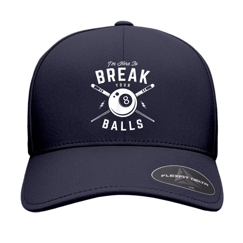 I'm Here To Break Your Balls For A Billiard Billiards Cue Seamless Cap by CesarRobertoRamirez | Artistshot