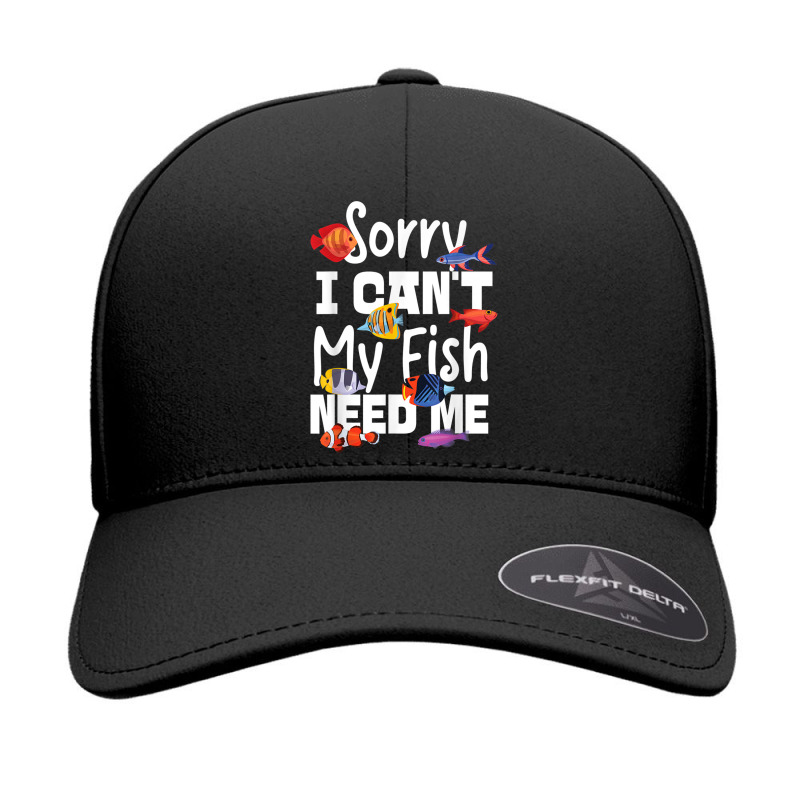 Saltwater Aquarium Sorry I Can't My Fish Need Me T Shirt Seamless Cap by zaeske | Artistshot