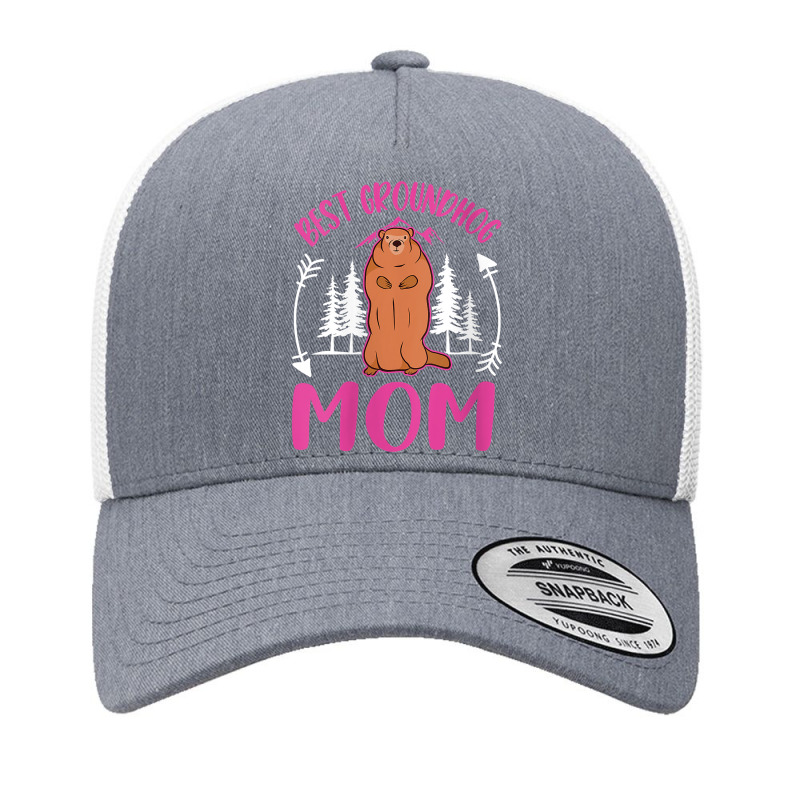 Womens Best Groundhog Mom Ever Marmot Groundhog Mom V Neck T Shirt Yupoong Trucker Cap by cm-arts | Artistshot