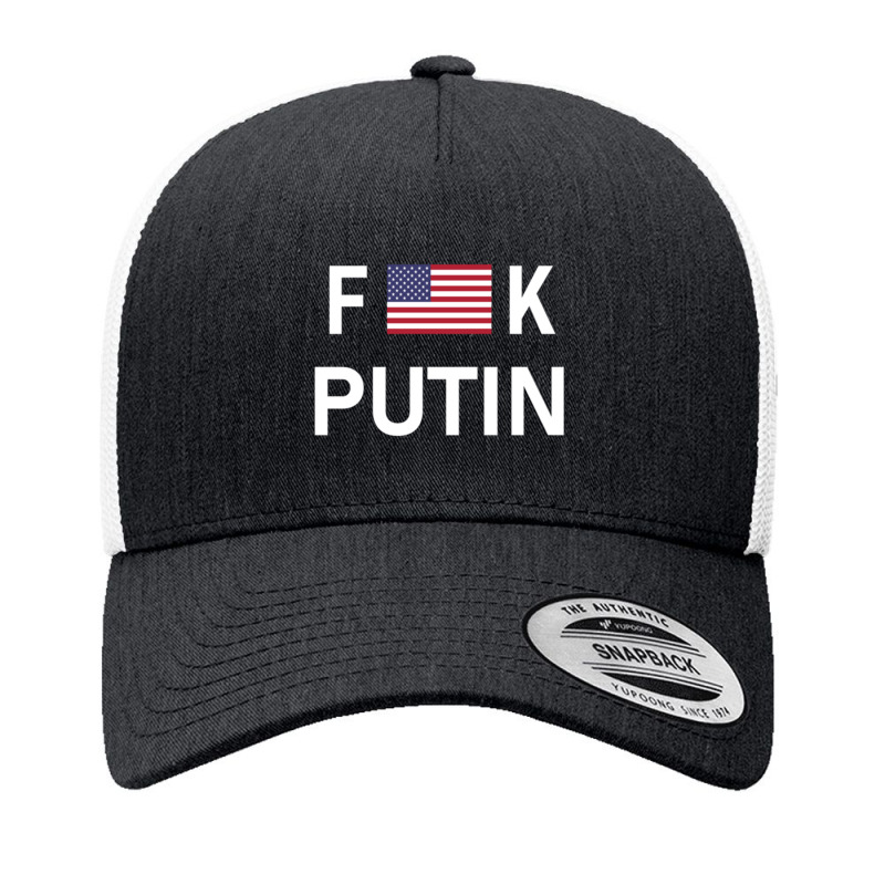 Vladimir Putin With The United States Flag   Putin Yupoong Trucker Cap by cm-arts | Artistshot