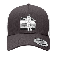 Initial D Natsuki Drift Touge Anime Eurobeat Yupoong Trucker Cap | Artistshot