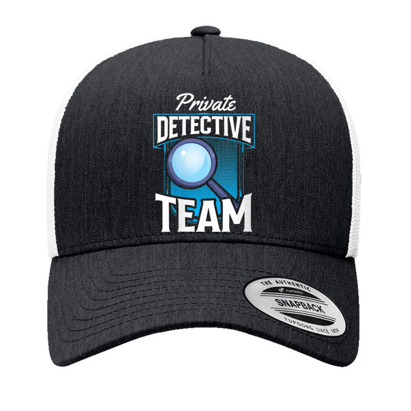 Womens Private Detective Team Spy Investigator Investigation V Neck T Yupoong Trucker Cap by cm-arts | Artistshot