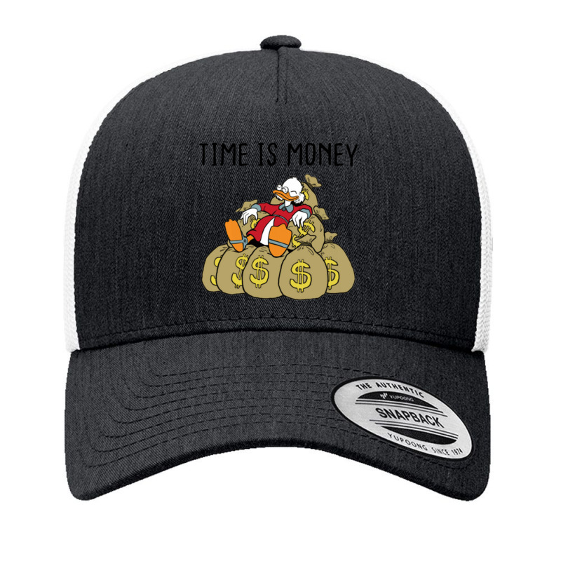 Time Is Money Scrooge Yupoong Trucker Cap by cm-arts | Artistshot