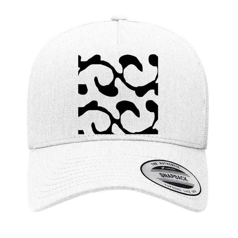 Black And White Swirl Pattern Yupoong Trucker Cap by antoniohollie | Artistshot