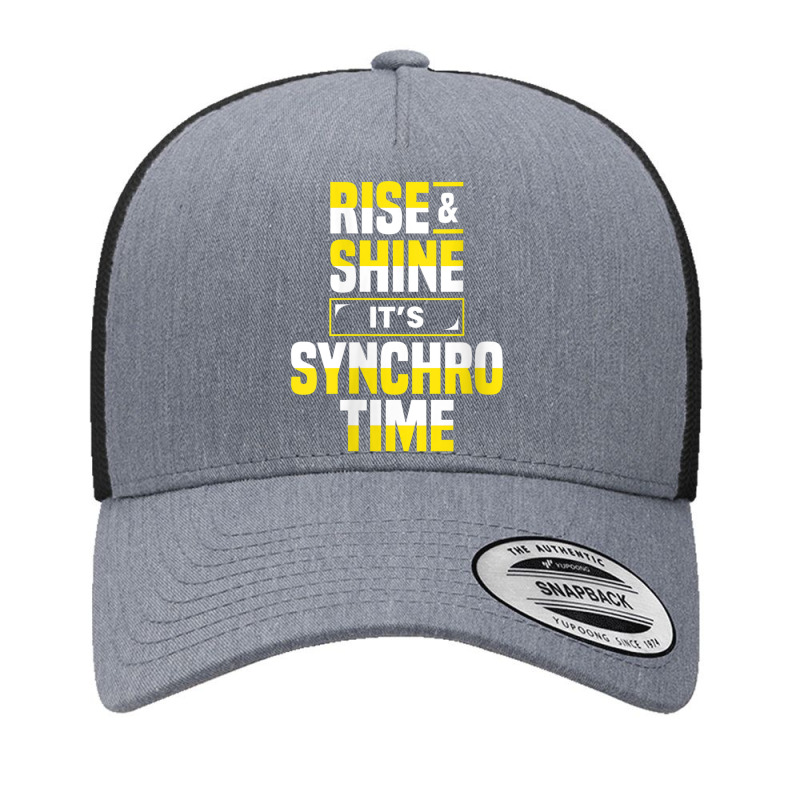 Womens Synchro Time Synchronized Swimming Artistic Swimmer Apparel V N Yupoong Trucker Cap by cm-arts | Artistshot