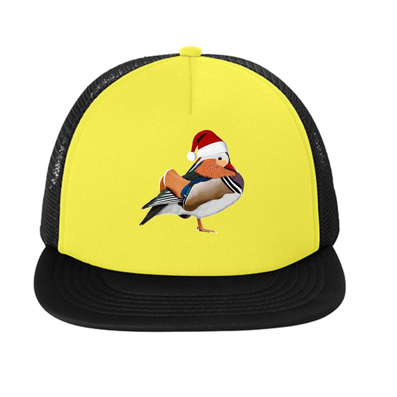 Mandarin Duck Christmas Bird Santa Claus Biologist Animal Premium Foam Snapback hat by ROGERWILLIAMWARD | Artistshot