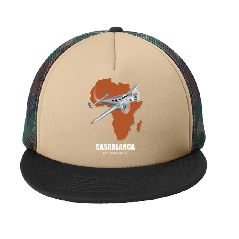 Casablanca Alternative Movie Poster Foam Snapback hat by cm-arts | Artistshot