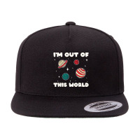 Amateur Astronomy I'm Out Of This World Planet Solar System 5 Panel Snapback Cap | Artistshot