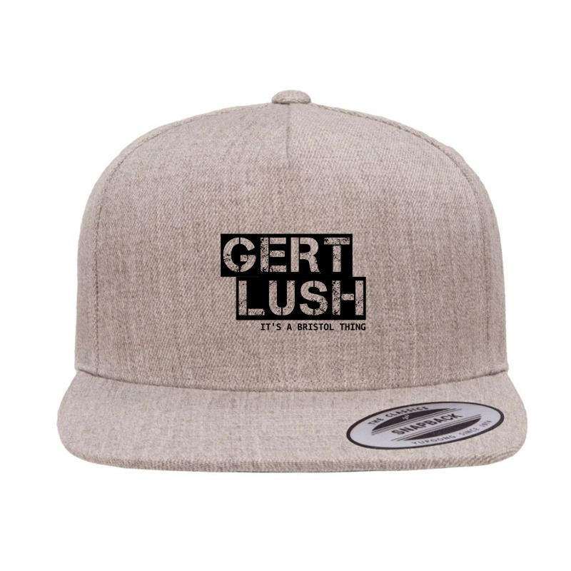 Gert Lush - It_s A Bristol Thing - Black Text 5 panel snapback cap by THOMASRAFFERTY | Artistshot