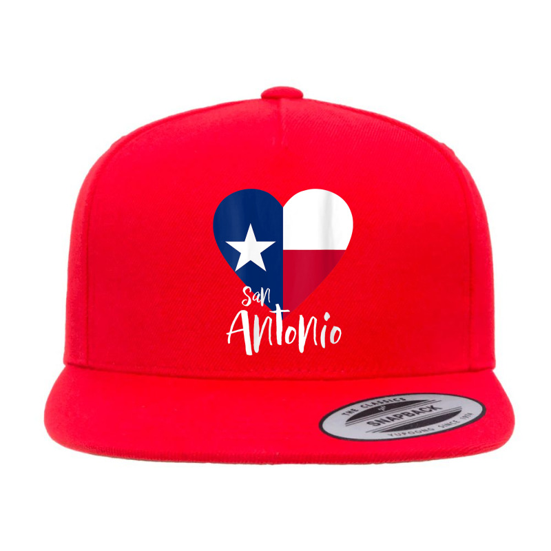 Womens I Love San Antonio Texas Tx Flag Lonestar Heart V Neck T Shirt 5 panel snapback cap by cm-arts | Artistshot