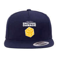 Roll For Emotional Damage 5 Panel Snapback Cap | Artistshot