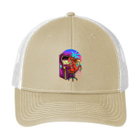 Cyberpunk Arcade Gaming Dragon Video Pa Trucker Cap | Artistshot