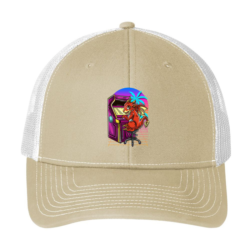 Cyberpunk Arcade Gaming Dragon Video Pa Trucker Cap by FrankJohnson | Artistshot