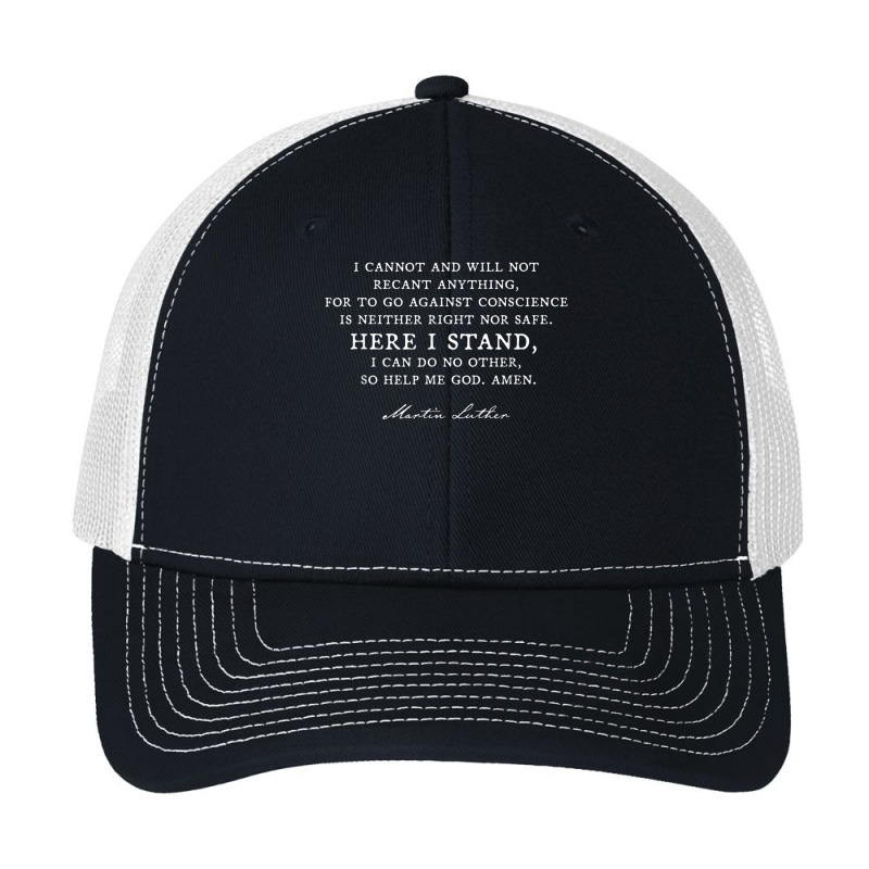 Here I Stand Martin Luther 95 Thesis Reformation Gift Pa Trucker Cap by MireilleVienneau | Artistshot