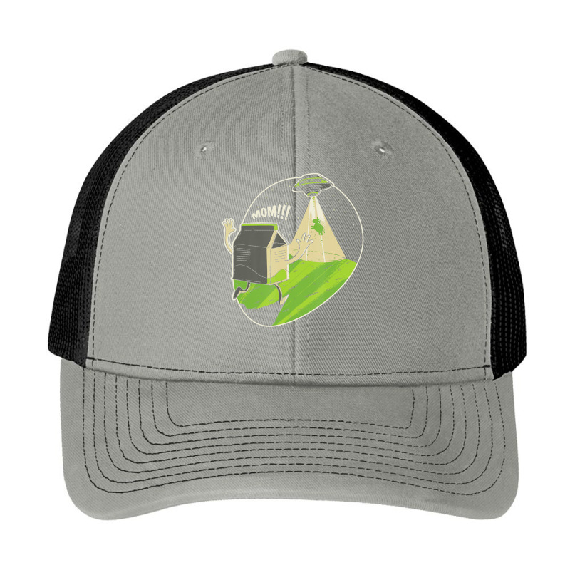 Satire Humor Milk Cow Alien Abduction Ufo Fan Space Pa Trucker Cap by phamkhao | Artistshot