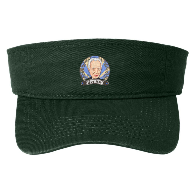 Shimon Peres Israeli President Prime Minister Retro Style Fashion Visor by Adcock Salmon | Artistshot