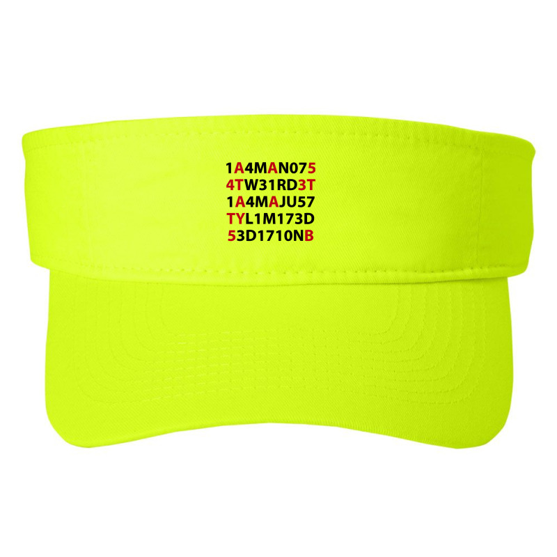 I’m Not Weird, I’m Just Limited Edition - 1 4m N07 W31rd 1 4m Ju57 Fashion Visor by FRANCISMATANZA | Artistshot