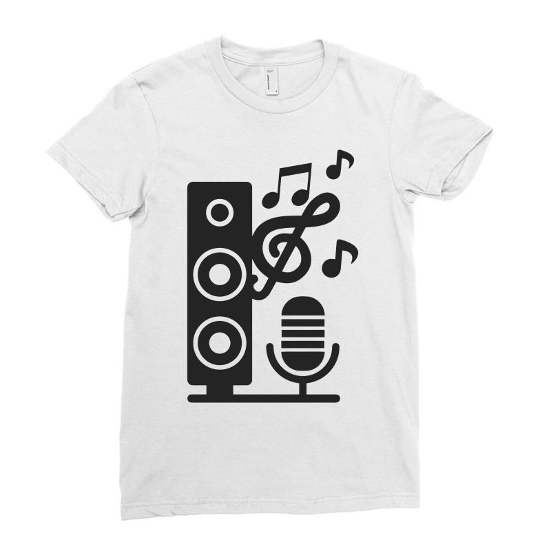 Music Sound Instrument Ladies Fitted T-Shirt by Anma4547 | Artistshot