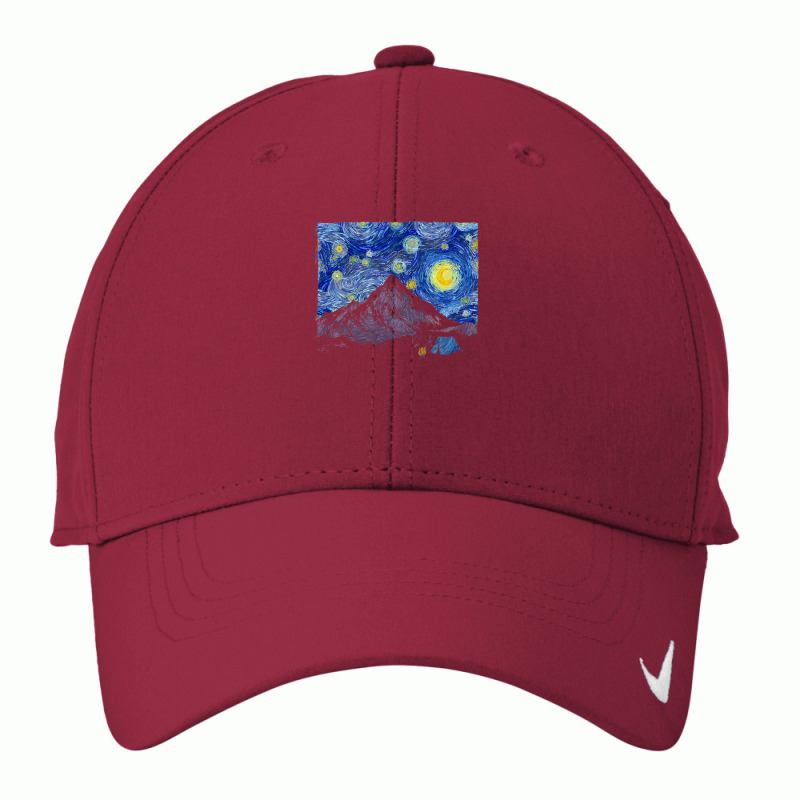 Starry Night Camping Scene Nike Dri-FIT Cap by vucongha | Artistshot