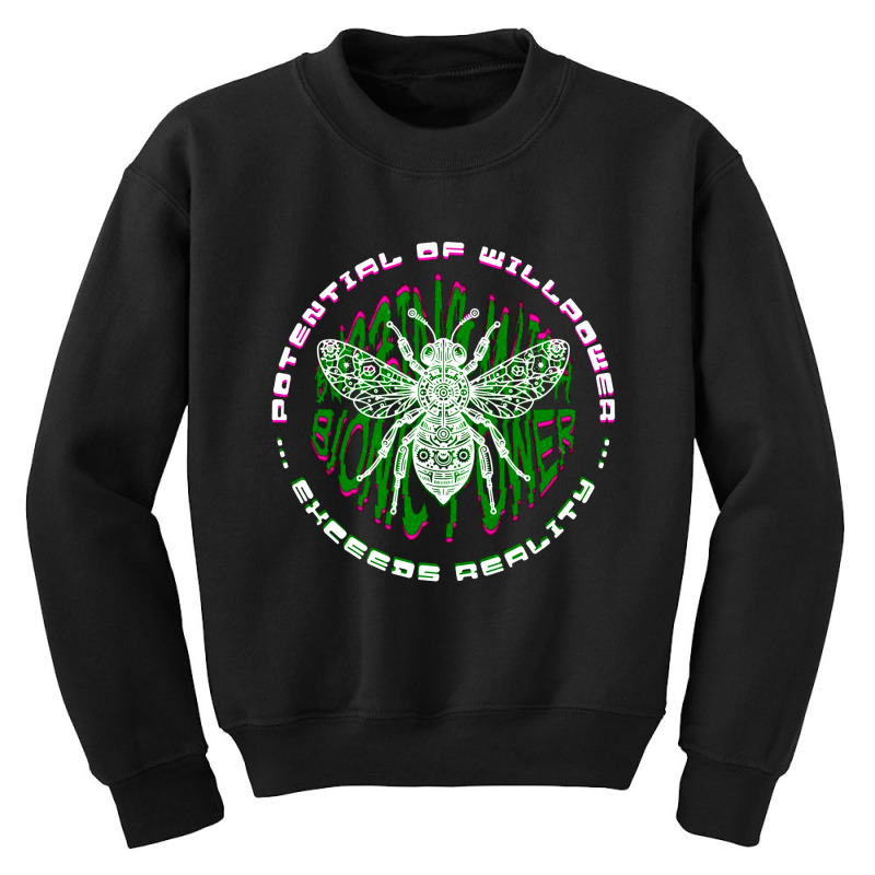 Buzzing With Bionic Power Youth Sweatshirt by New Nice Shirt | Artistshot