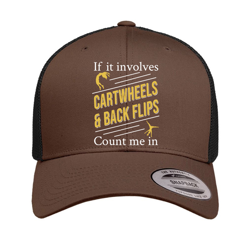 Cartwheels & Back Flips Gymnastics Gymnast Retro Trucker Cap by lykhongduong9enev3 | Artistshot