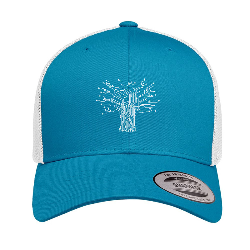 Electronics Technician Binary Tree  Electrical Engineer Retro Trucker Cap by ScottArtist | Artistshot