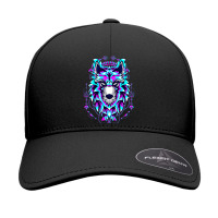 Wolf Geometric Seamless Cap | Artistshot