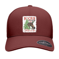 Rocking Around The Christmas Tree Christmas Cowboy Horse T Shirt Seamless Cap | Artistshot