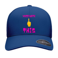 Vaccinate This Middle Finger 1 Seamless Cap | Artistshot