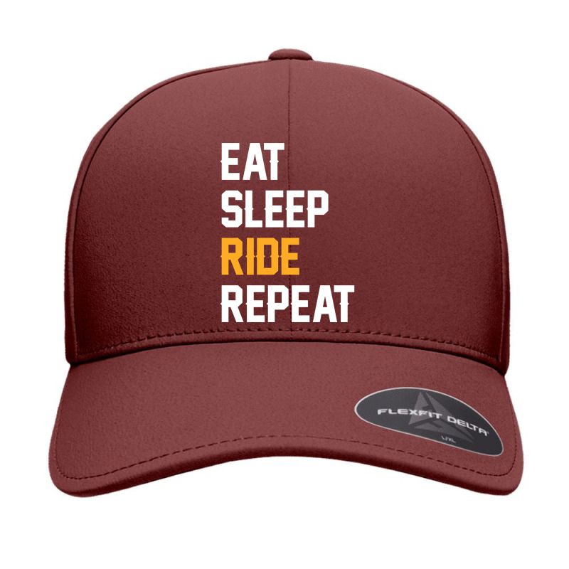 Eat Sleep Ride Repeat-ztoqr Seamless Cap by Inmamlil638 | Artistshot