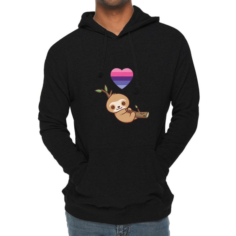 Omnisexual Sloth Lgbtqia Pride Flag Kawaii Aesthetic Premium Lightweight Hoodie by ThienThuong | Artistshot