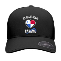 My Heart Beats For Panama   Panamanian Pride T Shirt Seamless Cap | Artistshot