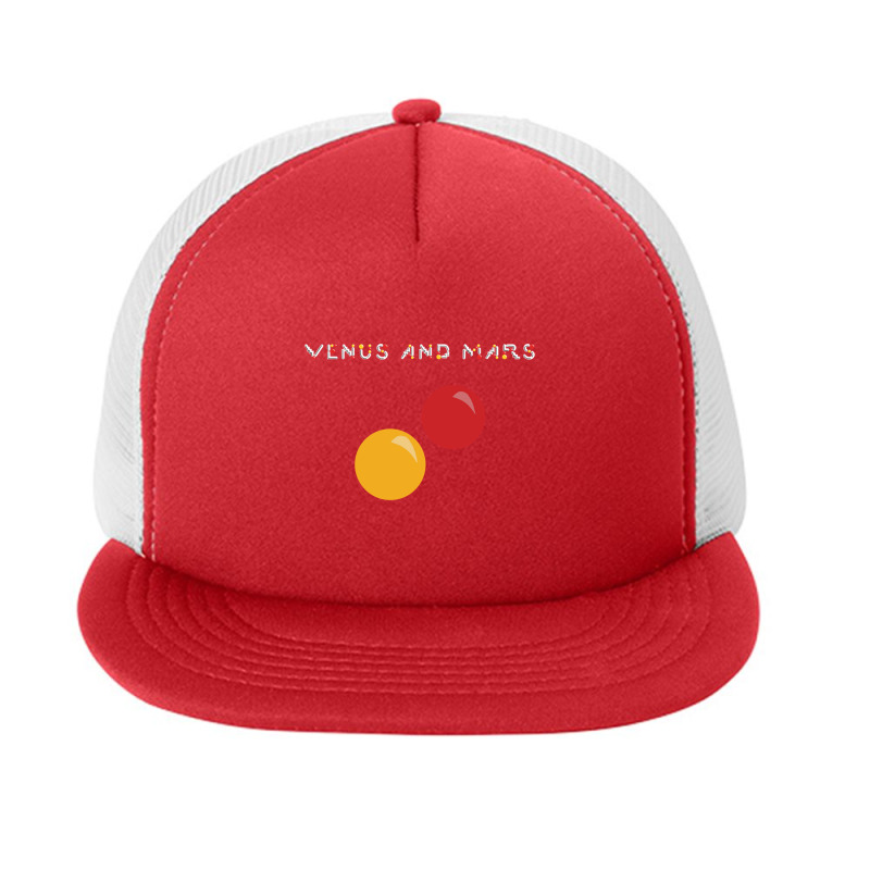 Venus And Mars - Album Cover Foam Snapback hat by cm-arts | Artistshot