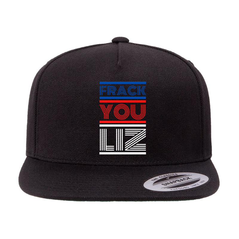 Frack You Liz Red White And Blue 5 panel snapback cap by cm-arts | Artistshot