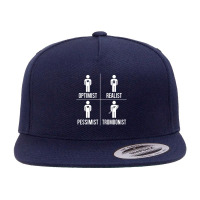 Optimist Realist Trombonist Trombone 5 Panel Snapback Cap | Artistshot