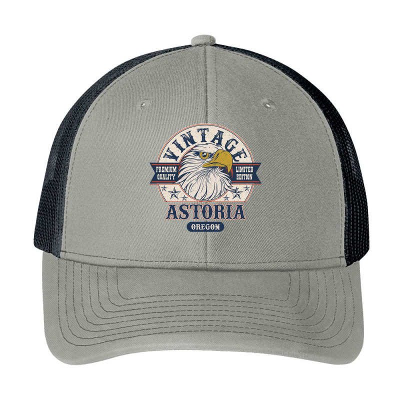 Retro Bald Eagle Astoria Oregon Vintage Limited Edition Pa Trucker Cap by Bananamiropera | Artistshot