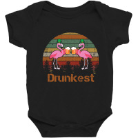 Drunkest Flamingo Patricks Baby Bodysuit | Artistshot