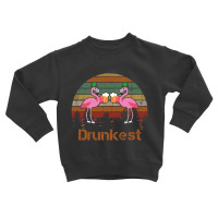 Drunkest Flamingo Patricks Toddler Sweatshirt | Artistshot