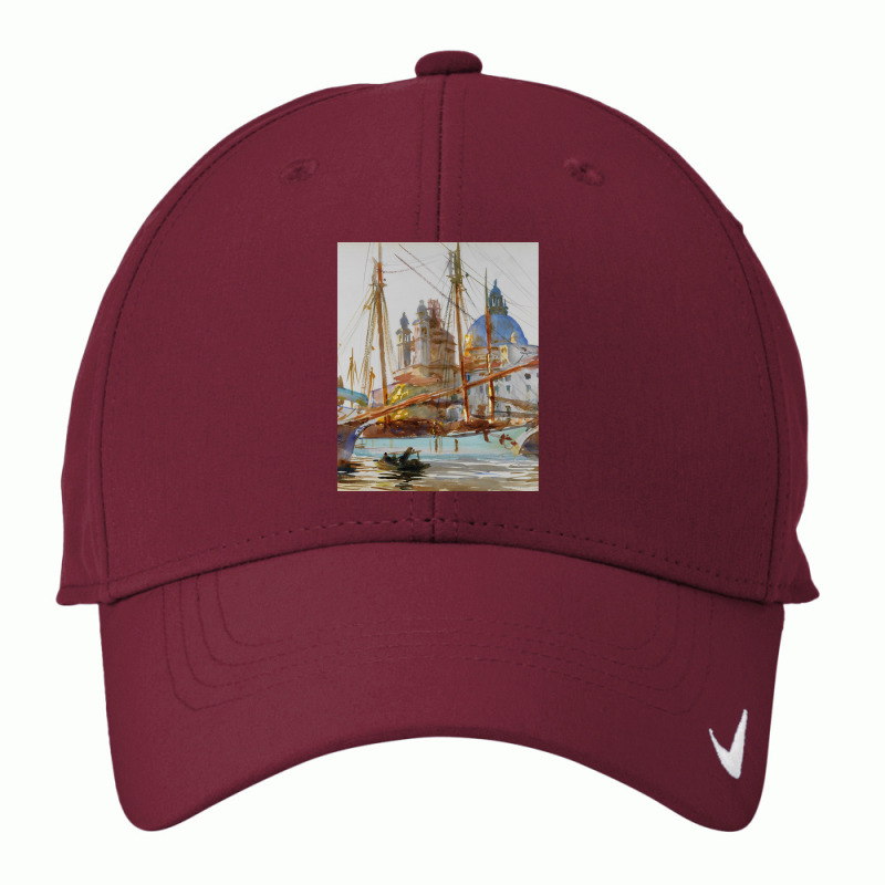 John Singer Sargent The Church Of Santa Maria Della Salute Nike Dri-FIT Cap by cm-arts | Artistshot