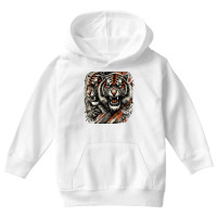 Tiger Gritty Youth Hoodie | Artistshot