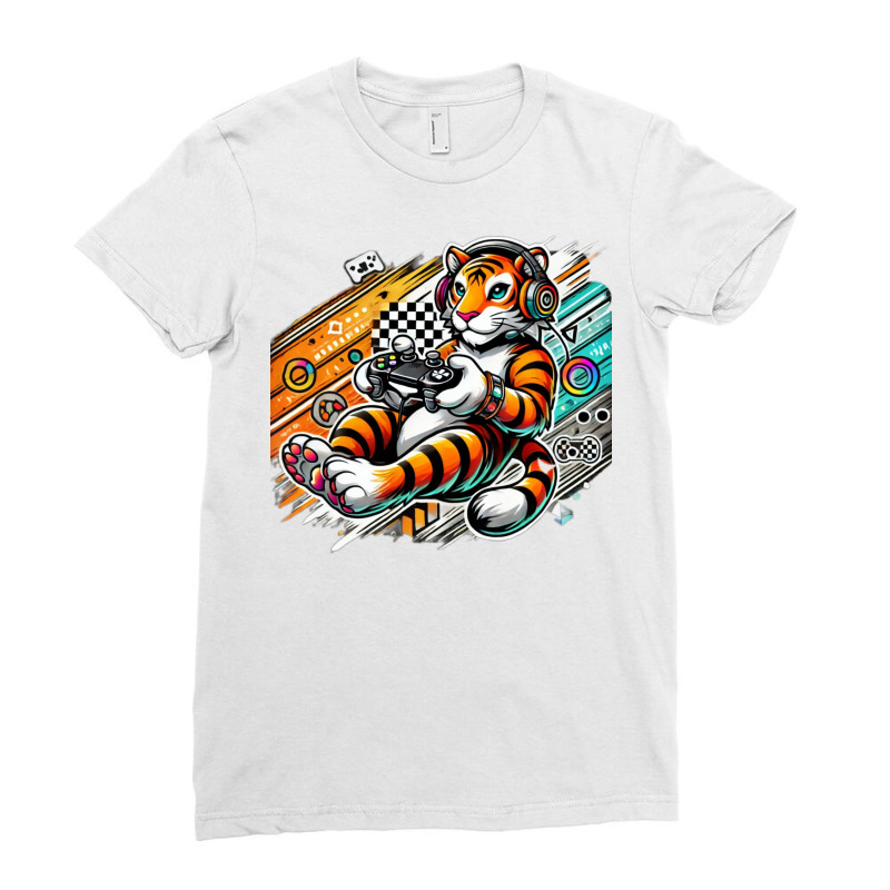 Tiger Gritty Ladies Fitted T-Shirt by Shop now | Artistshot