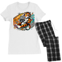 Tiger Gritty Women's Pajamas Set | Artistshot