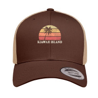 Kiawah Island Sc Vintage 70s Retro Throwback Retro Trucker Cap | Artistshot