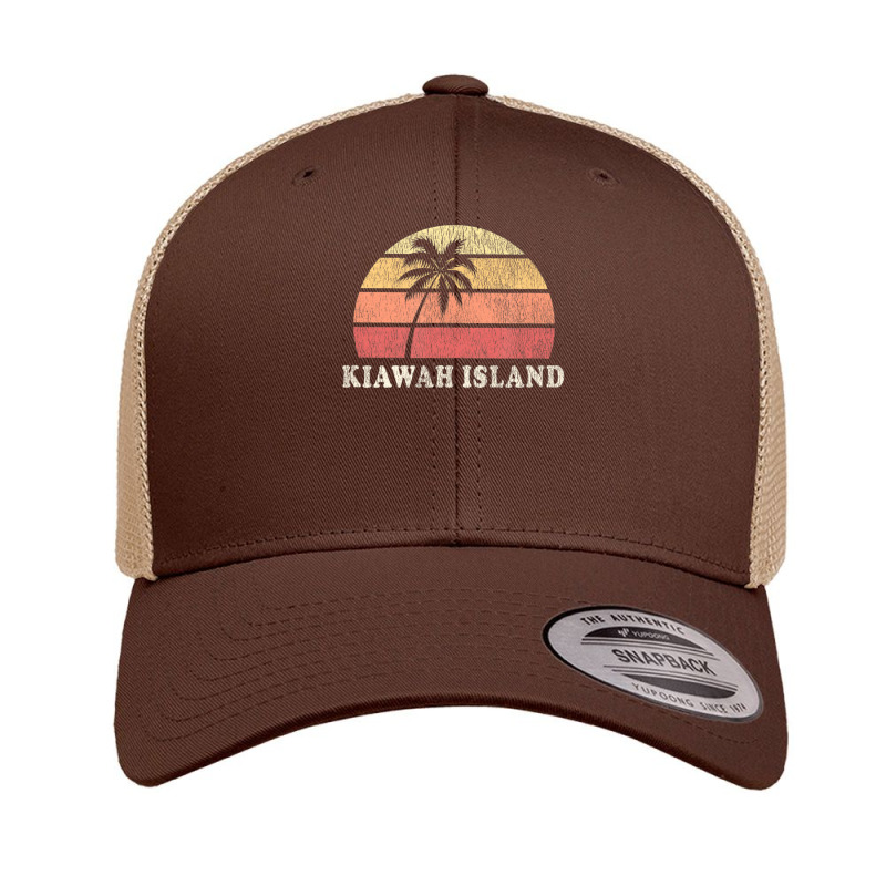 Kiawah Island Sc Vintage 70s Retro Throwback Retro Trucker Cap by michaelyounger19 | Artistshot