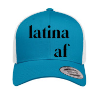 Latina Af Latin American Melanin  Afro Girl Retro Trucker Cap | Artistshot