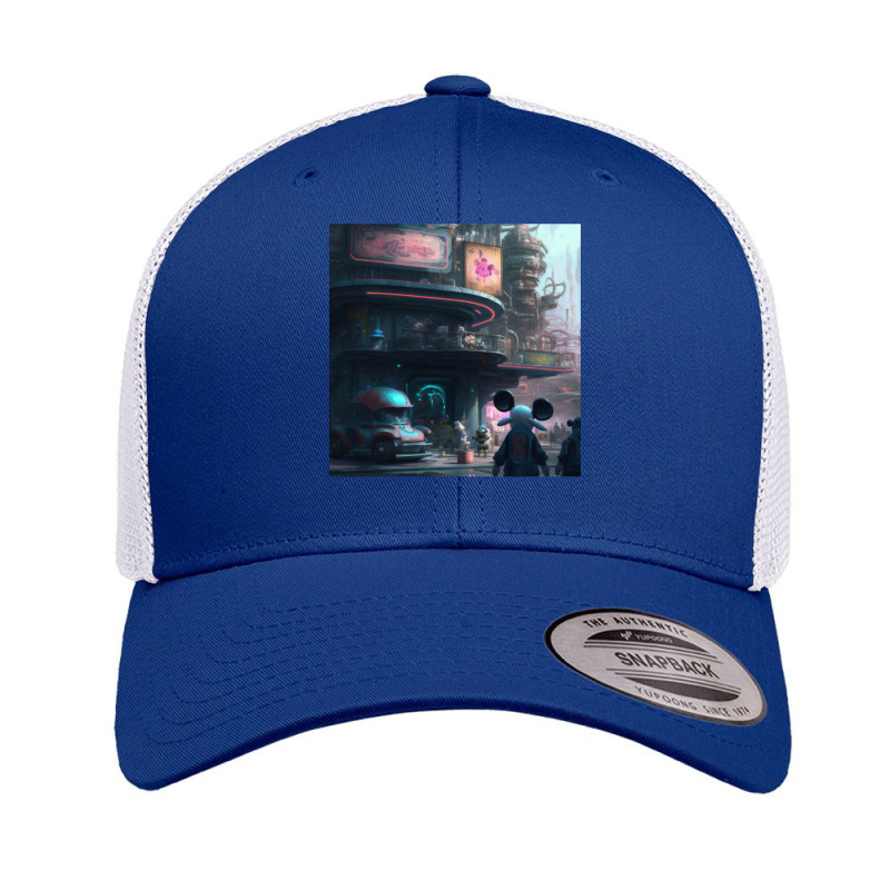 Cyberpunk Futuristic Dystopian World 1 Retro Trucker Cap by KelliBrimner | Artistshot