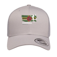 Handball Player Dominica Flag Sports Womens Handball T Shirt Retro Trucker Cap | Artistshot