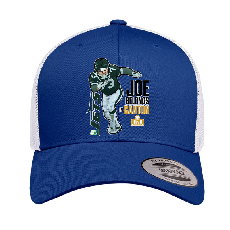 Joe Belongs In Canton 1 Retro Trucker Cap by MarciJanie | Artistshot