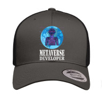 Futuristic Virtual Reality Metaverse Developer T Shirt Retro Trucker Cap | Artistshot